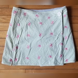 Lilly Pulitzer Reversible Skirt with Buttons- Size 6 - EUC